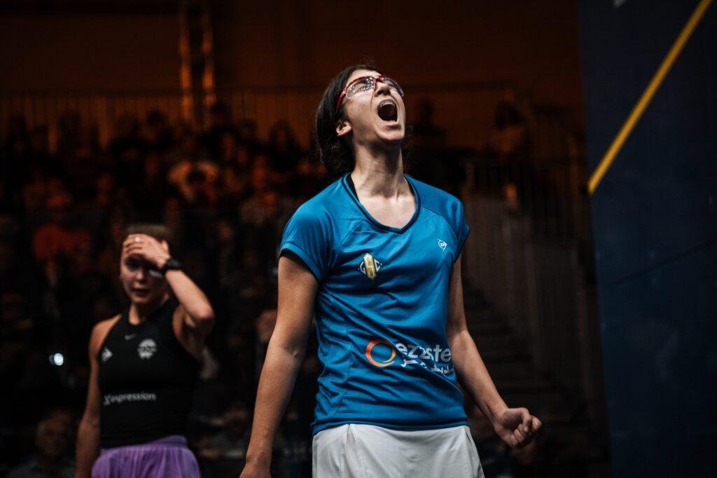 Amina Orfi Squash Victory