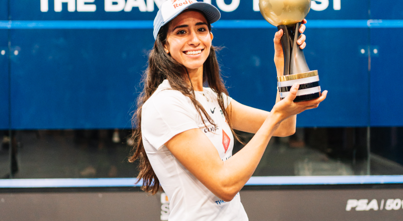 Amina Orfi Squash Victory