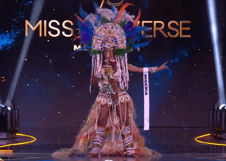 Chidimma Adetshina Shines in Njikoka Costume at Miss Universe 2024, Celebrating Nigerian Unity and Heritage