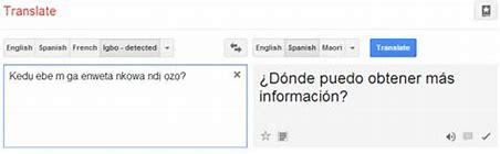 Goog Translate African Languages