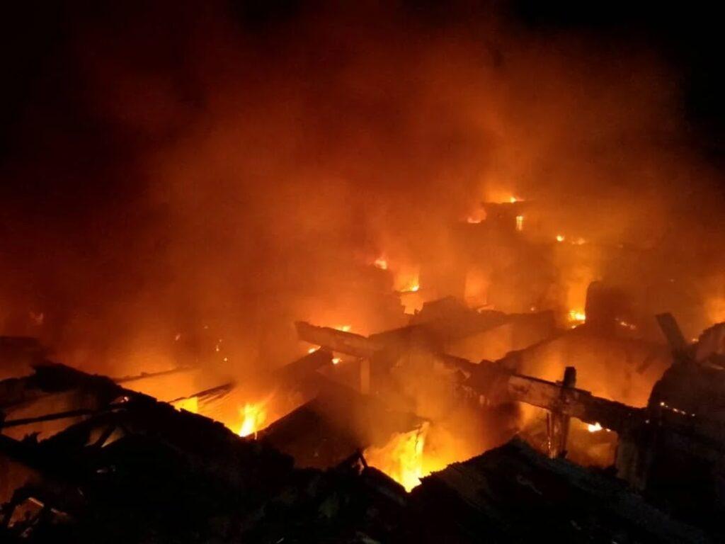 Lagos Spare Parts Market Fire: Millions in Losses as Blaze Engulfs Idumota Shops