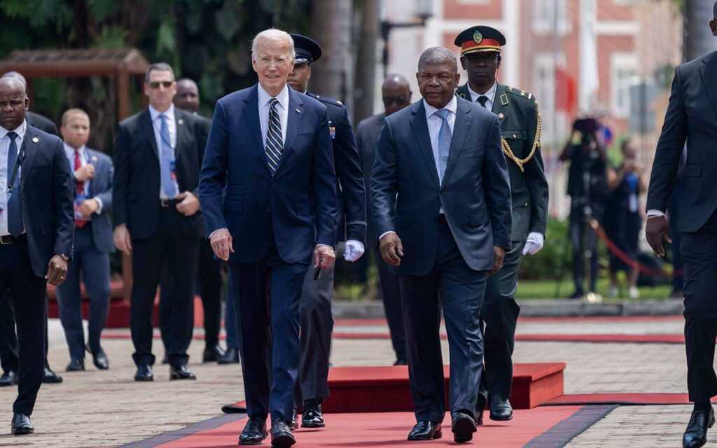 Joe Biden and Angola President