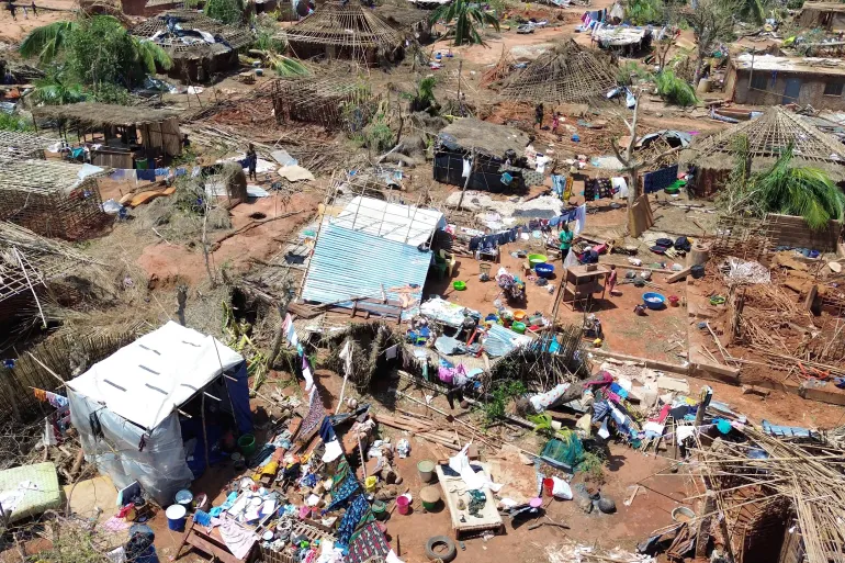 Wreck of Cyclone Chido in Mozambique