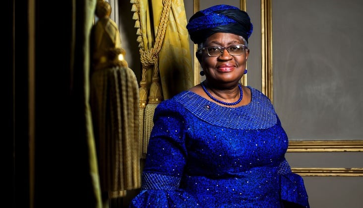 Okonjo-Iweala made history as the first woman and the first African to lead the World Trade Organization. 