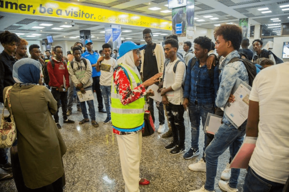 Ethiopian Government Repatriates 164 Citizens Back Home from Lebanon