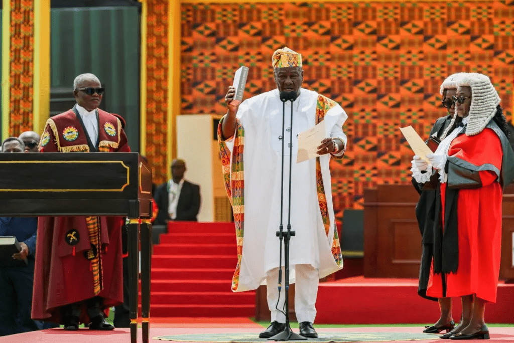 John Dramani Mahama Inauguration Oath Taking