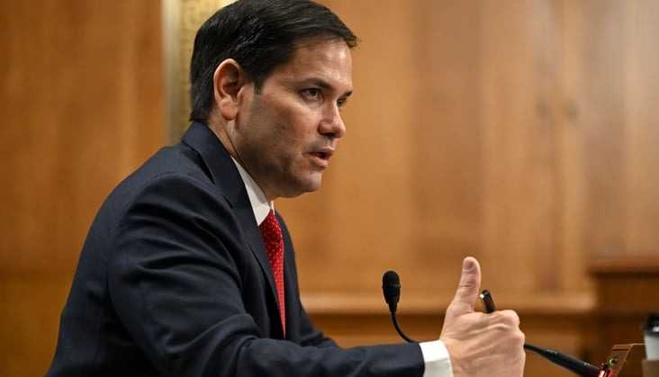 us senator marco rubio testifies before a senate foreign relations committee hearing on his nomination to be secretary of state. photo by andrew caballero reynolds afp