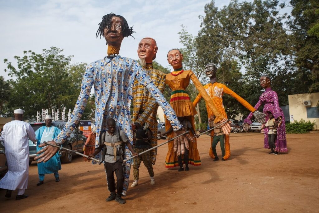 military presence dominates renowned mali arts festival