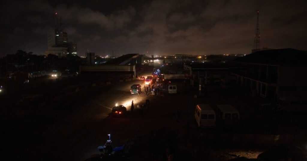 power outage in liberia